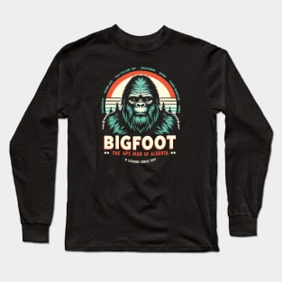 Bigfoot: The Ape Man of Alberta Long Sleeve T-Shirt